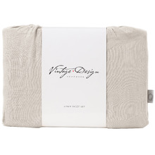 Natural French Linen Sheet Set